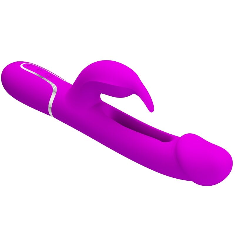 PRETTY LOVE - VIBRATORE DEJON RABBIT 3 IN 1 MULTIFUNZIONE FUCSIA - PRETTY LOVE FLIRTATION | Lingerie Harness Boutique