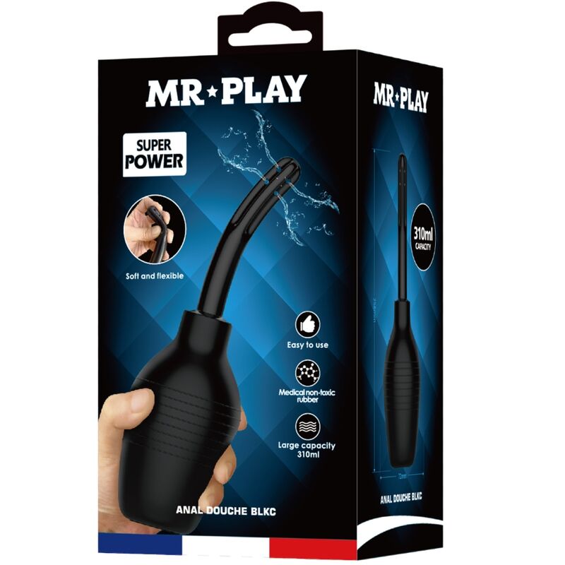 MR PLAY - ANAL SHOWER BLKC SUPER POWER BLACK