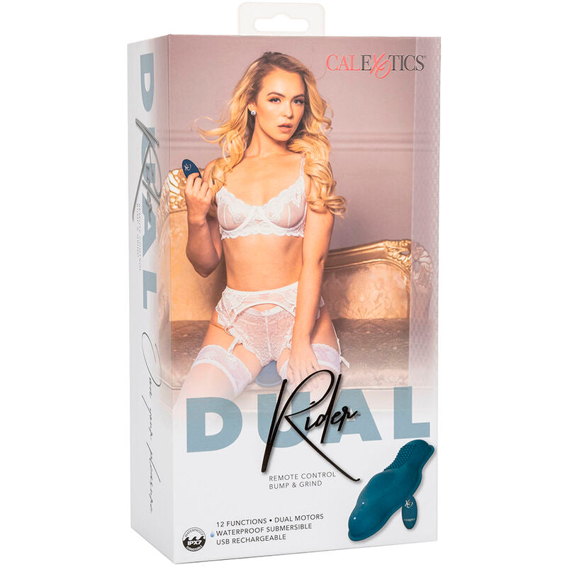 CALEXOTICS - MASSAGGIATORE PILOTA TELECOMANDO DOPPIO MOTORE BLU - CALEXOTICS | Lingerie Harness Boutique