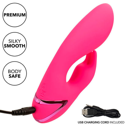 CALEXOTICS - SO. CAL SUNSHINE RABBIT FUCHSIA VIBRATOR BY CALIFORNIA DREAMING