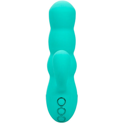 CALEXOTICS - VIBRATORE DEL MAR DIVA RABBIR AQUA GREEN DI CALIFORNIA DREAMING - CALEXOTICS | Lingerie Harness Boutique