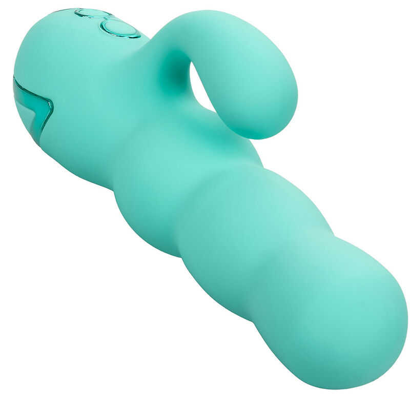 CALEXOTICS - CALIFORNIA DREAMING DEL MAR DIVA RABBIR AQUA GREEN VIBRATOR