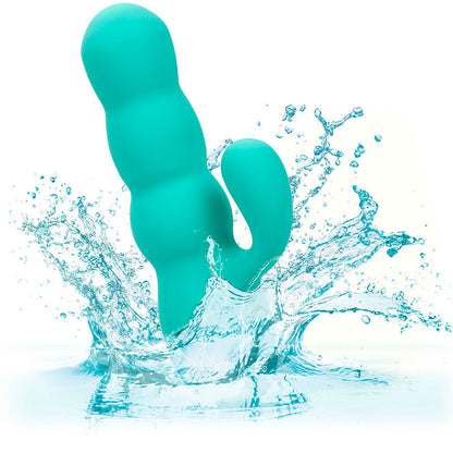 CALEXOTICS - CALIFORNIA DREAMING DEL MAR DIVA RABBIR AQUA GREEN VIBRATOR