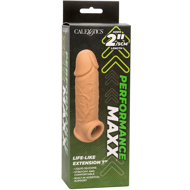 CALEXOTICS - PERFORMANCE MAXX LIFE-LIKE EXTENSION 7 PELLE CHIARA - CALEXOTICS | Lingerie Harness Boutique