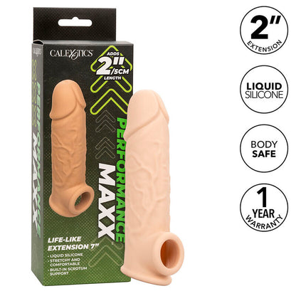 CALEXOTICS - PERFORMANCE MAXX LIFE-LIKE EXTENSION 7 PELLE CHIARA - CALEXOTICS | Lingerie Harness Boutique