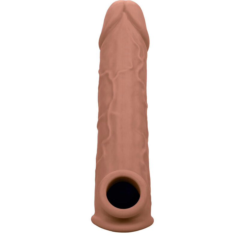 CALEXOTICS - PERFORMANCE MAXX LIFE-LIKE EXTENSION 8 PELLE MARRONE - CALEXOTICS | Lingerie Harness Boutique