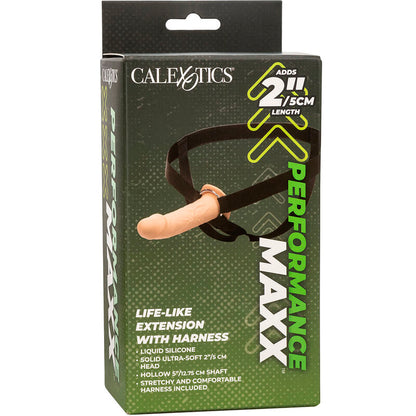CALEXOTICS - PERFORMANCE MAXX ESTENSIONE REALE CON PELLE LEGGERA - CALEXOTICS | Lingerie Harness Boutique