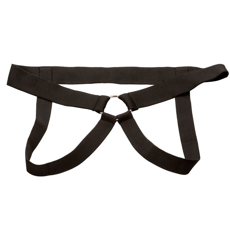 CALEXOTICS - ESTENSIONE REALE PERFORMANCE MAXX CON IMBRACATURA IN PELLE MARRONE - CALEXOTICS | Lingerie Harness Boutique