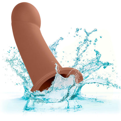 CALEXOTICS - ESTENSIONE MAXX PERFORMANCE CON PELLE MARRONE - CALEXOTICS | Lingerie Harness Boutique