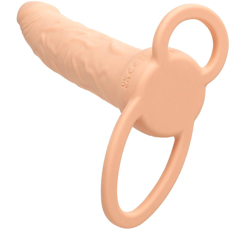 CALEXOTICS - PERFORMANCE MAXX RICARICABILE DOPPIO PENETRATORE PELLE LEGGERA - CALEXOTICS | Lingerie Harness Boutique