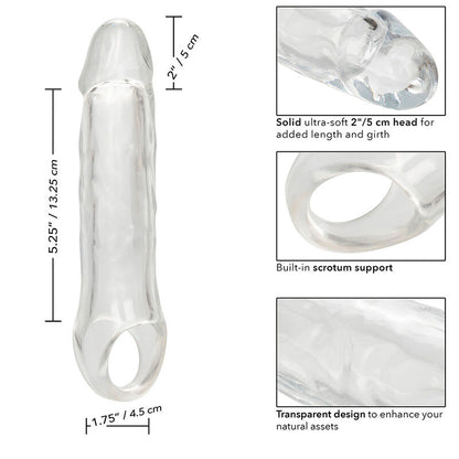 CALEXOTICS - PERFORMANCE MAXX CLEAR EXTENSION 7,5 TRASPARENTE - CALEXOTICS | Lingerie Harness Boutique