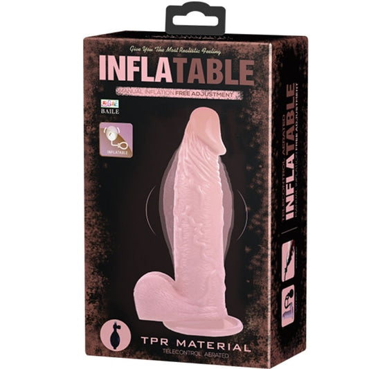 DANCE - DILDO GONFIABILE REALISTICO CON VENTOSA 15 CM - BAILE DILDOS | Lingerie Harness Boutique