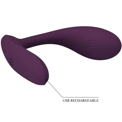 PRETTY LOVE - BAIRD G-SPOT 12 VIBRATIONS RECHARGEABLE APP LILA