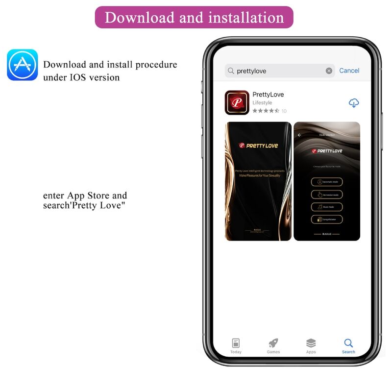 PRETTY LOVE - BAIRD G-SPOT 12 VIBRAZIONI RICARICABILE APP LILA - PRETTY LOVE FLIRTATION | Lingerie Harness Boutique