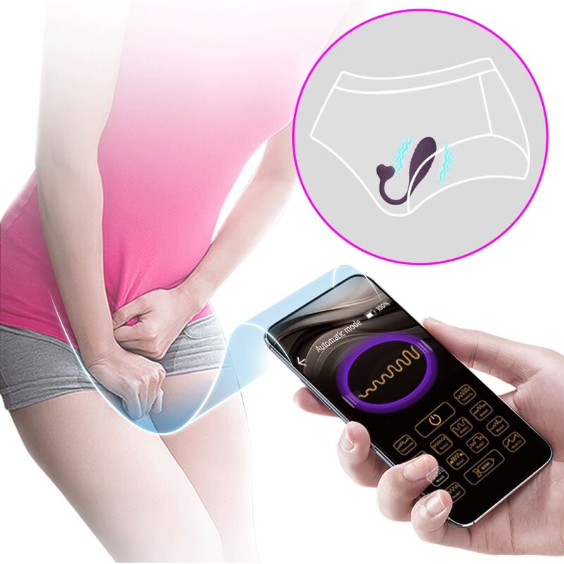 PRETTY LOVE - FISHERMAN UOVO VIBRANTE LILA CONTROLLATO DA APP - PRETTY LOVE SMART | Lingerie Harness Boutique
