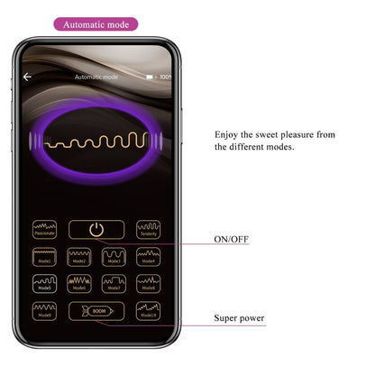 PRETTY LOVE - FISHERMAN APP CONTROLLED VIBRATING EGG PURPLE