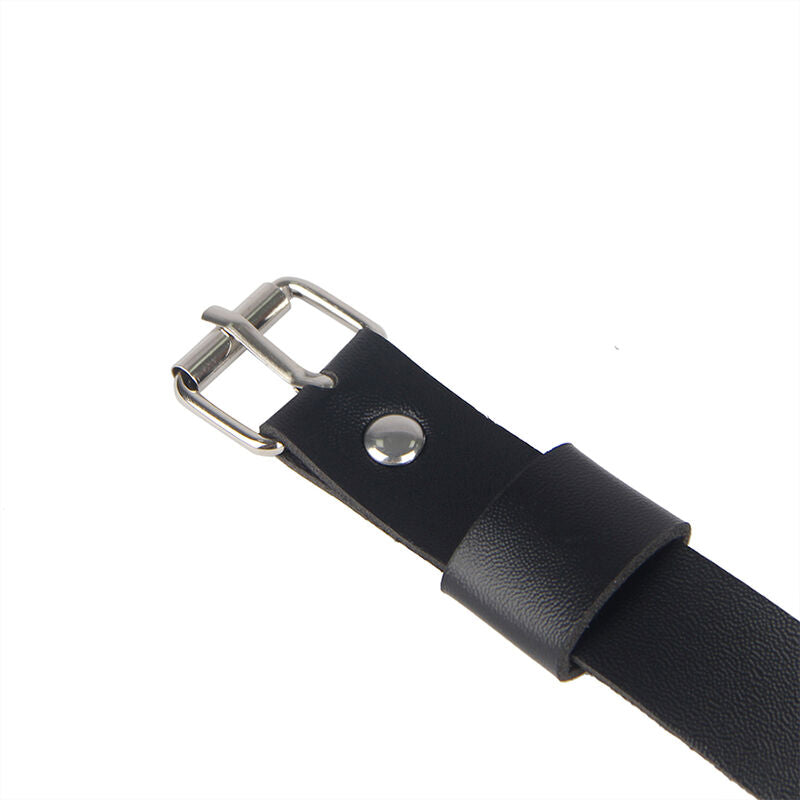 SUBBLIME - CATENA IN PELLE PER GAMBE NERA TAGLIA UNICA - SUBBLIME FETISH | Lingerie Harness Boutique