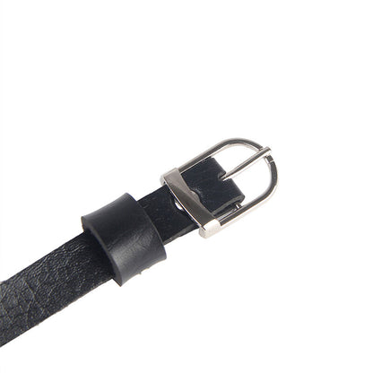 SUBBLIME - PETTORALE CATENE IN PELLE NERA TAGLIA UNICA - SUBBLIME FETISH | Lingerie Harness Boutique