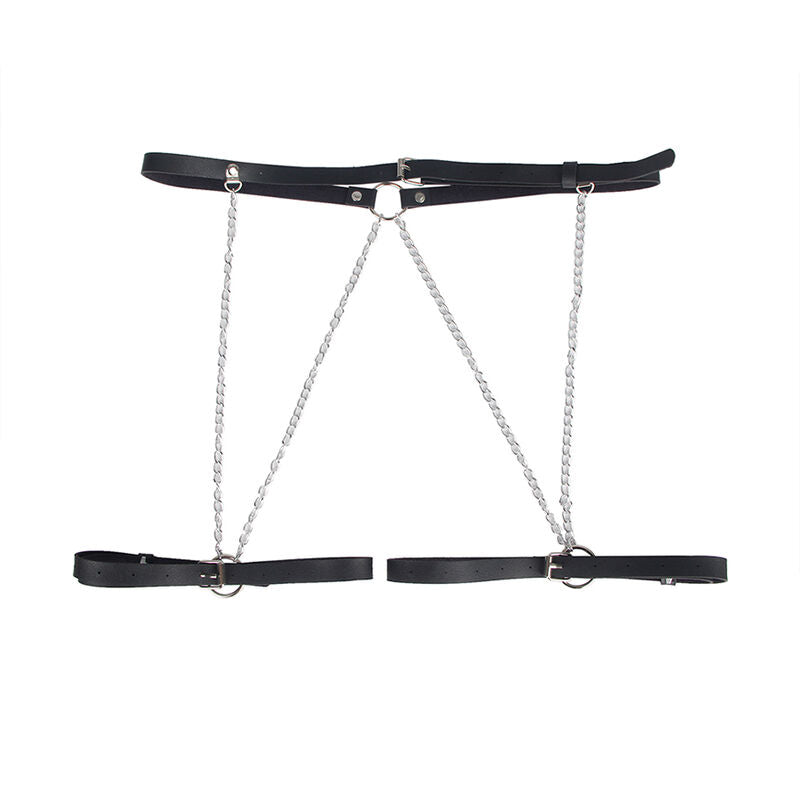 SUBBLIME - CINTURA IN PELLE NERA TAGLIA UNICA - SUBBLIME FETISH | Lingerie Harness Boutique