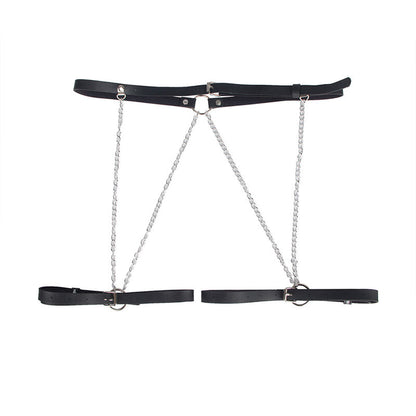 SUBBLIME - CINTURA IN PELLE NERA TAGLIA UNICA - SUBBLIME FETISH | Lingerie Harness Boutique