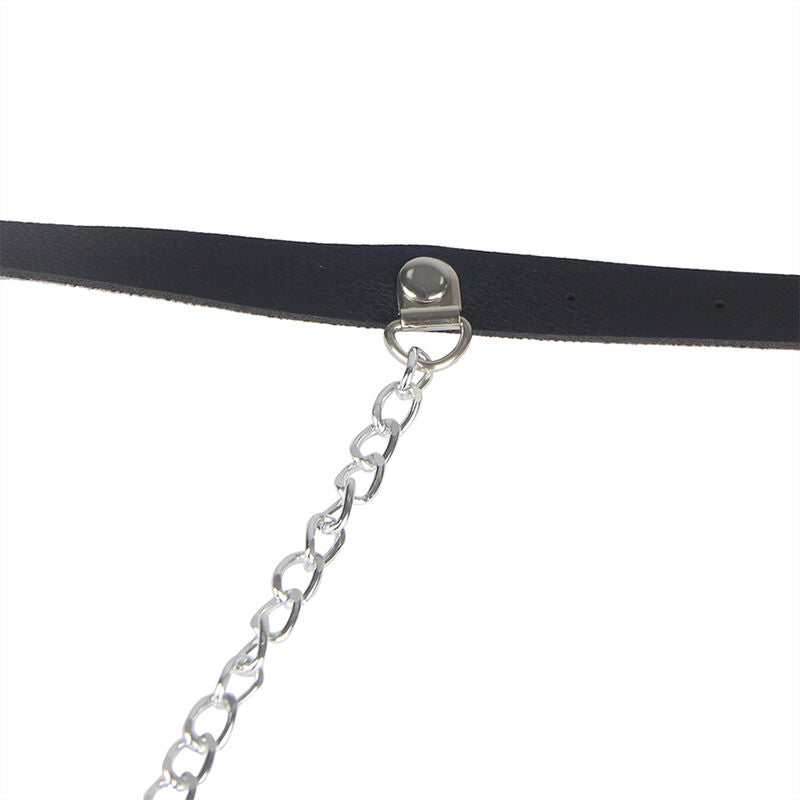 SUBBLIME - CINTURA IN PELLE NERA TAGLIA UNICA - SUBBLIME FETISH | Lingerie Harness Boutique