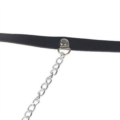 SUBBLIME - CINTURA IN PELLE NERA TAGLIA UNICA - SUBBLIME FETISH | Lingerie Harness Boutique