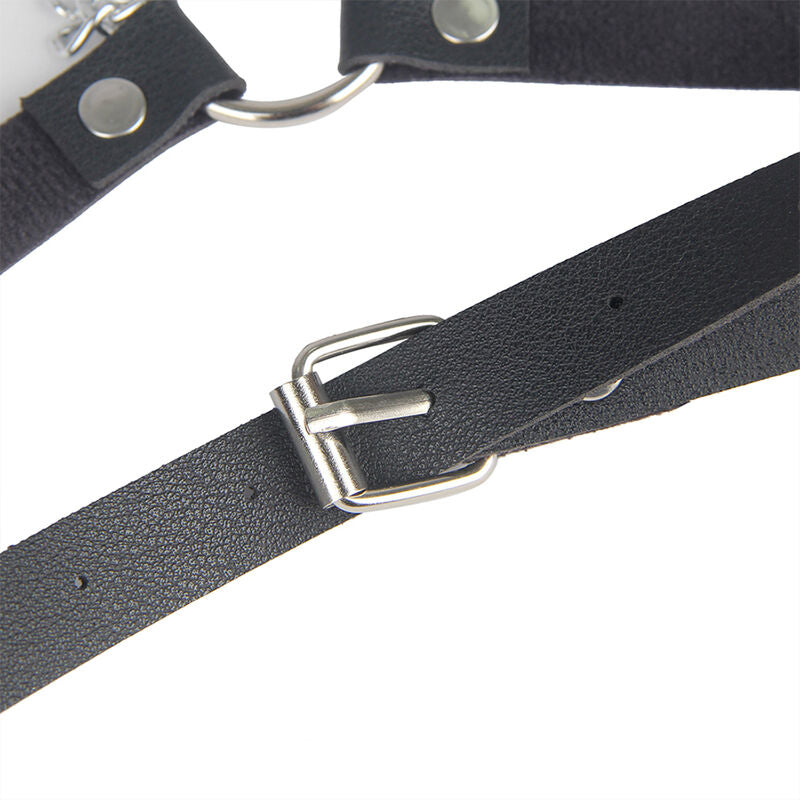 SUBBLIME - CINTURA IN PELLE NERA TAGLIA UNICA - SUBBLIME FETISH | Lingerie Harness Boutique