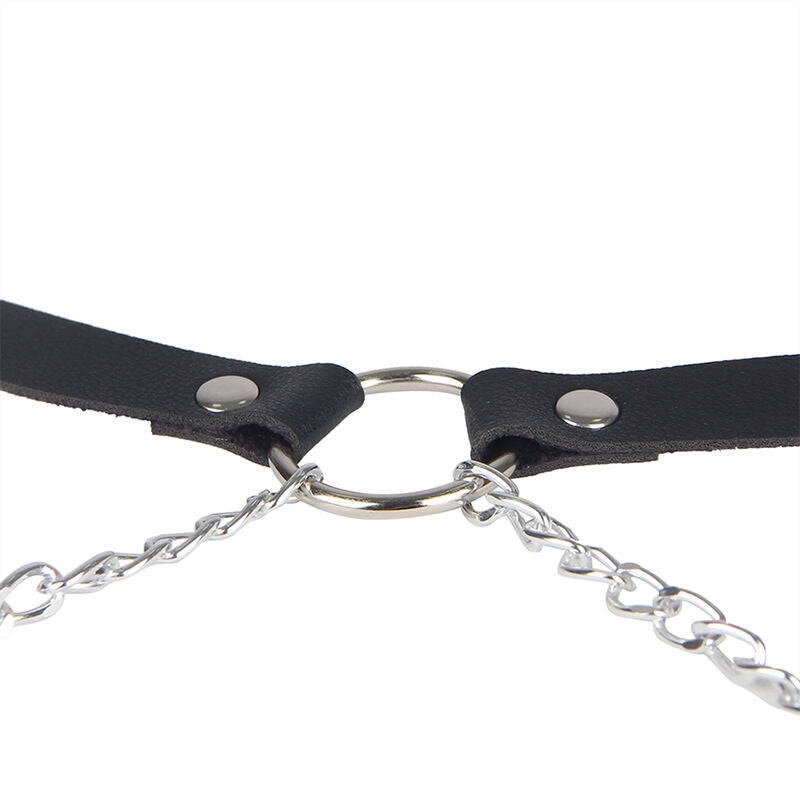 SUBBLIME - CINTURA IN PELLE NERA TAGLIA UNICA - SUBBLIME FETISH | Lingerie Harness Boutique