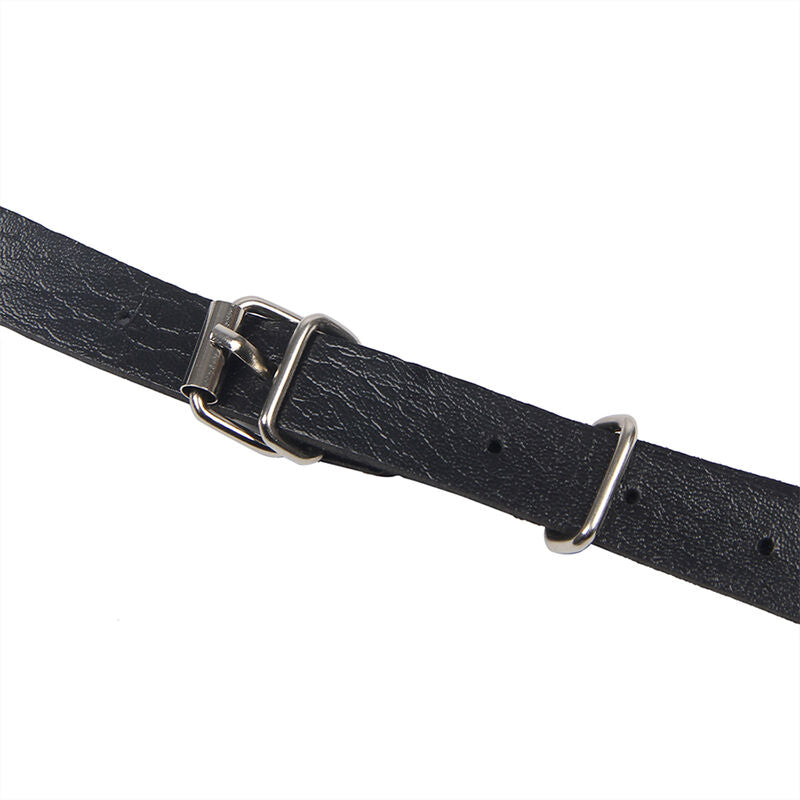 SUBBLIME - PETTORINA CON CATENE AD ANELLI GRANDI TAGLIA UNICA - SUBBLIME FETISH | Lingerie Harness Boutique