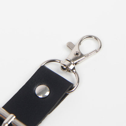 SUBBLIME - PETTORINA CINTURA E REGGETTIERE CON ANELLI E CATENA DETTAGLIO TAGLIA UNICA - SUBBLIME FETISH | Lingerie Harness Boutique