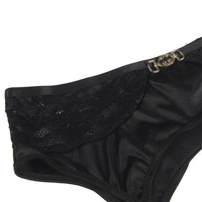SUBBLIME - SET 3 PEZZI REGGISENO + PERIZOMA + GIARRETTIERA IN PIZZO NERO L/XL - SUBBLIME SETS | Lingerie Harness Boutique