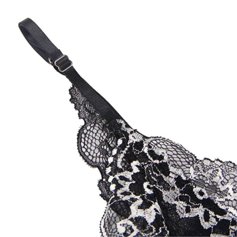 SUBBLIME - BABYDOLL IN TESSUTO TULLE PIZZO SUL PETTO L/XL - SUBBLIME BABYDOLLS | Lingerie Harness Boutique