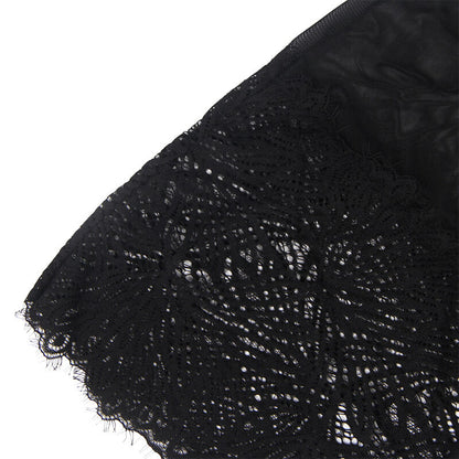 SUBBLIME - BABYDOLL CON SPALLINE REGOLABILI IN PIZZO NERO L/XL - SUBBLIME BABYDOLLS | Lingerie Harness Boutique