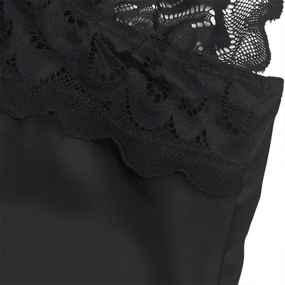 SUBBLIME - BABYDOLL CON PETTO STAMPA FLOREALE NERO L/XL - SUBBLIME BABYDOLLS | Lingerie Harness Boutique