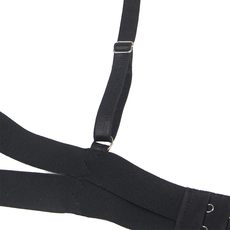 SUBBLIME - CORPO SEXY CON RITAGLI NERO L/XL - SUBBLIME BODIES | Lingerie Harness Boutique