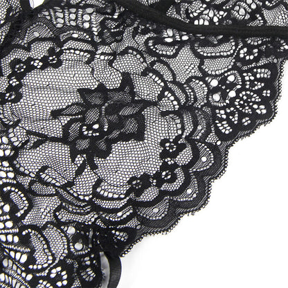 SUBBLIME - COSTUME POLIZIA CORPO IN PIZZO NERO L/XL - SUBBLIME COSTUMES | Lingerie Harness Boutique