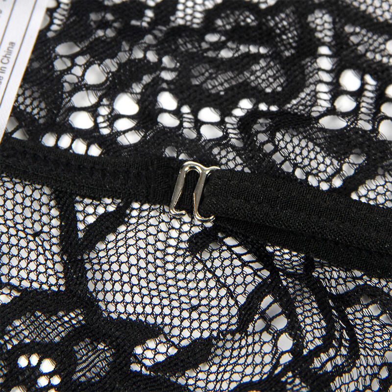 SUBBLIME - COSTUME POLIZIA CORPO IN PIZZO NERO L/XL - SUBBLIME COSTUMES | Lingerie Harness Boutique