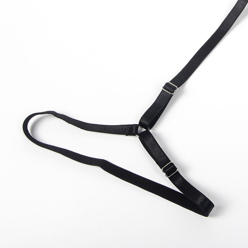 SUBBLIME - COSTUME POLIZIA CORPO IN PIZZO NERO L/XL - SUBBLIME COSTUMES | Lingerie Harness Boutique