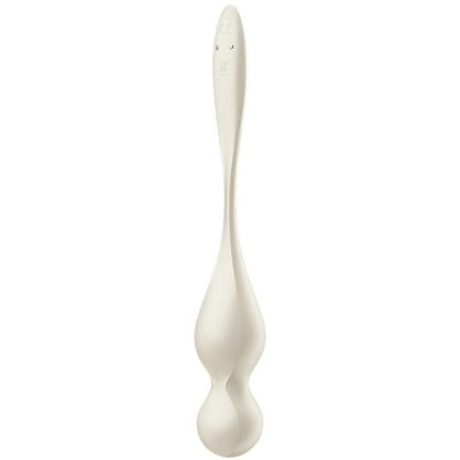 SATISFYER - LOVE BIRDS SFERE KEGEL VIBRANTI BIANCHE - SATISFYER BALLS | Lingerie Harness Boutique