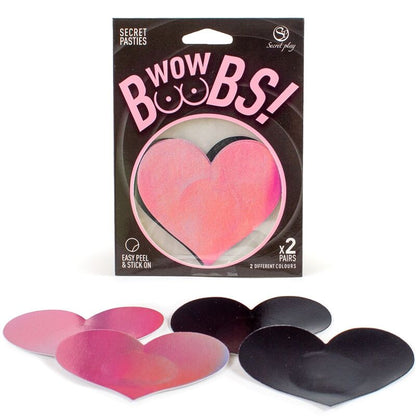 SECRET PLAY - WOW TETTE! COPRI CAPEZZOLI A CUORE - SECRETPLAY 100% FETISH | Lingerie Harness Boutique