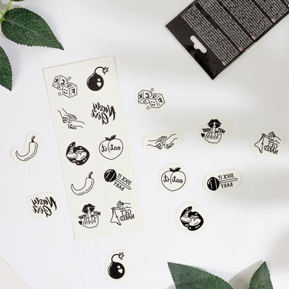 SECRET PLAY - SET DI 10 TATUAGGI TEMPORANEI DELLA COLLEZIONE SPICY - SECRETPLAY | Lingerie Harness Boutique