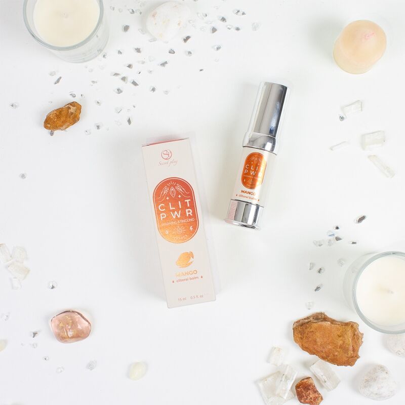 SECRET PLAY - CLIT PWR BALSAMO CLITORIDE AL MANGO - SECRETPLAY COSMETIC | Lingerie Harness Boutique