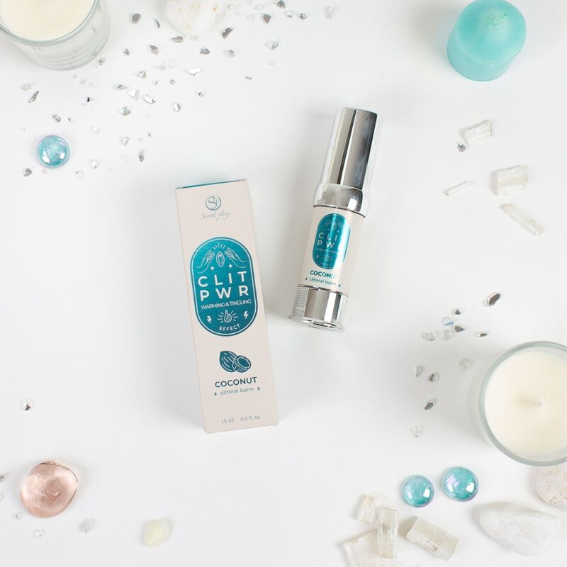 SECRET PLAY - CLIT PWR BALSAMO CLITORIDE AL COCCO - SECRETPLAY COSMETIC | Lingerie Harness Boutique