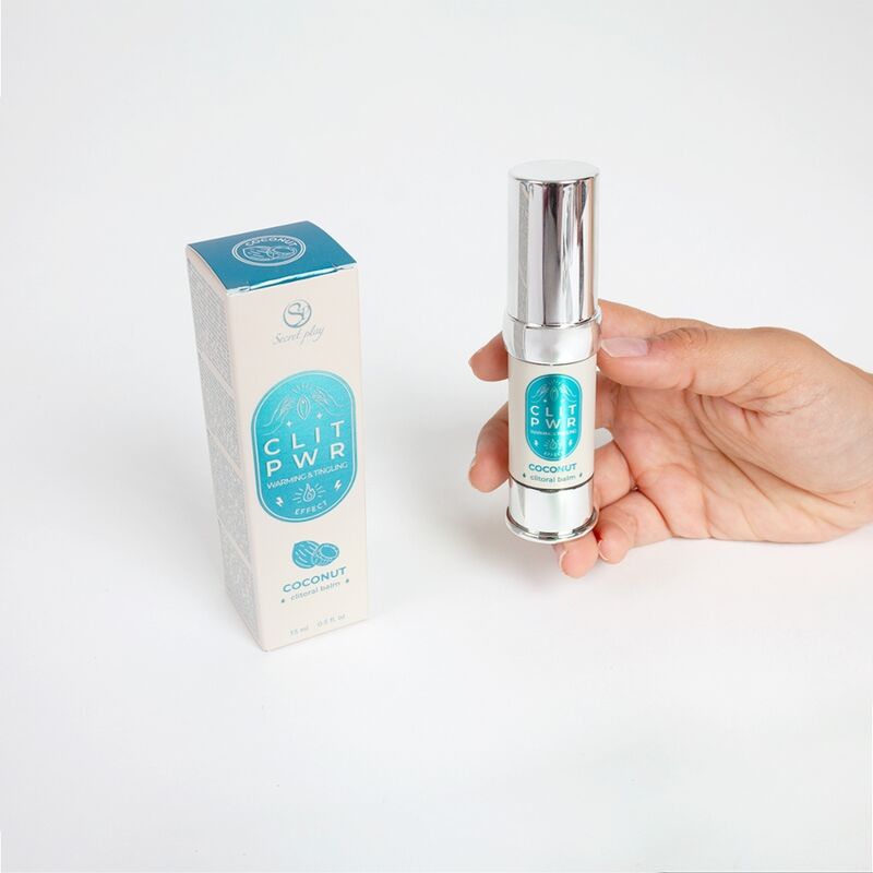 SECRET PLAY - CLIT PWR BALSAMO CLITORIDE AL COCCO - SECRETPLAY COSMETIC | Lingerie Harness Boutique