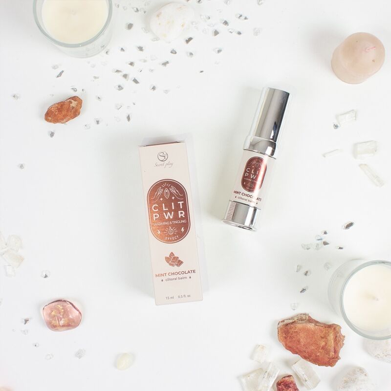 SECRET PLAY - CLIT PWR BALSAMO CLITORIDE MENTA CIOCCOLATO - SECRETPLAY COSMETIC | Lingerie Harness Boutique