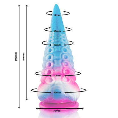 EPIC - DILDO CON TENTACOLI BLU PHORCYS GRANDE - EPIC | Lingerie Harness Boutique