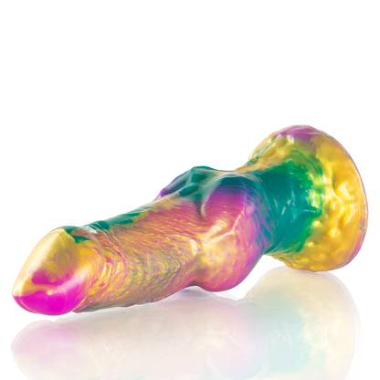 EPIC - DILDO IRIS CON TESTICOLI ARCOBALENO DI PIACERE - EPIC | Lingerie Harness Boutique