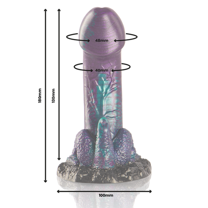EPIC - DILDO BASILISCO DOPPIO PIACERE SCALE TAGLIA PICCOLA - EPIC | Lingerie Harness Boutique