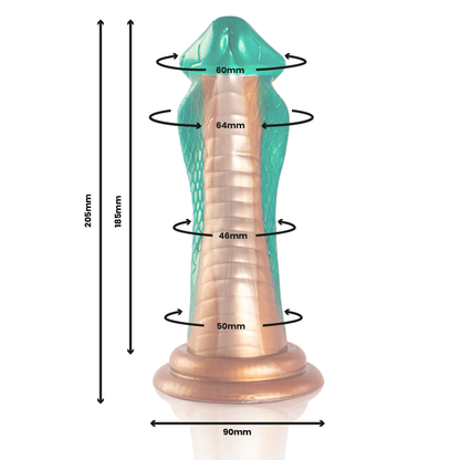 EPIC - DILDO PITONE COBRA VERDE - EPIC | Lingerie Harness Boutique