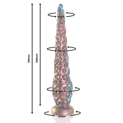 EPIC - DILDO CON TENTACOLO FINE DI CARIBDI DIMENSIONI GRANDI - EPIC | Lingerie Harness Boutique